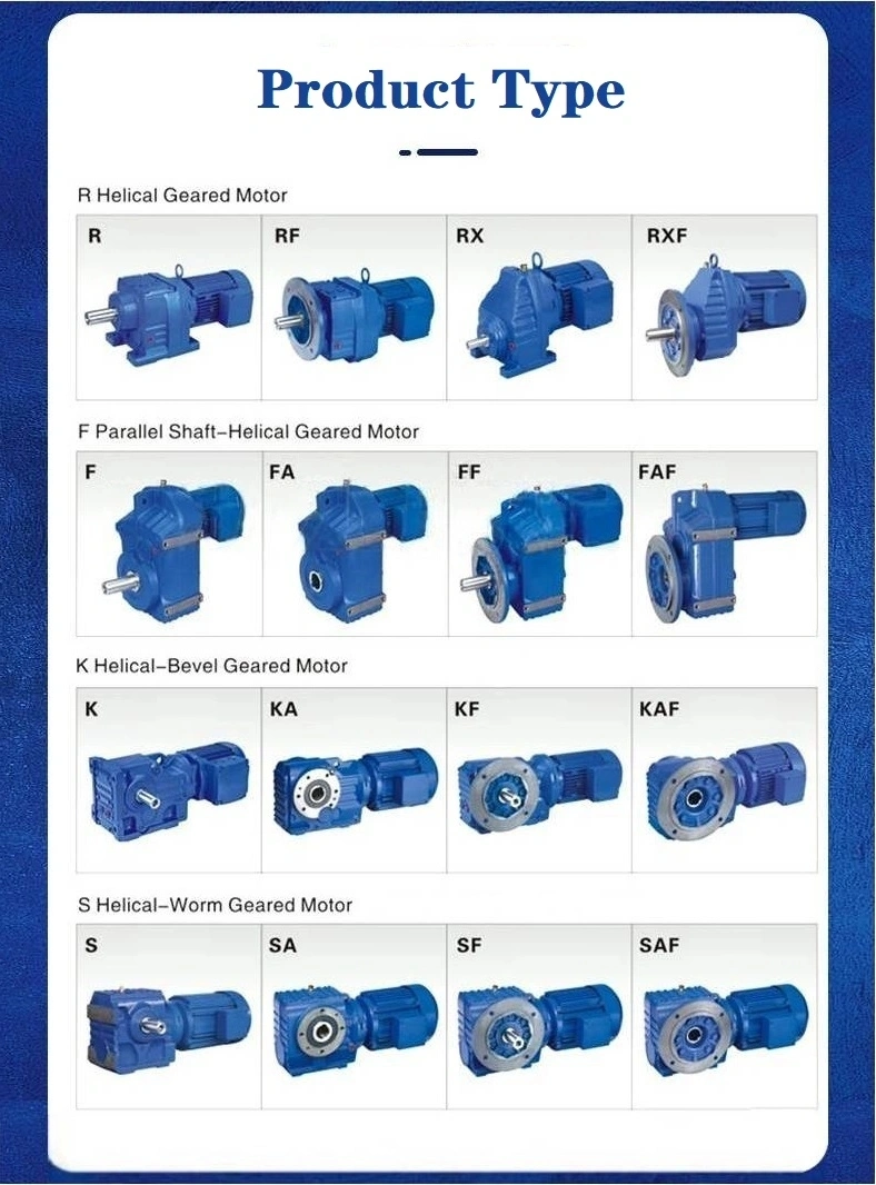K Series Spiral Bevel Gear Speed Reducer Gearbox for Electric Vehicle