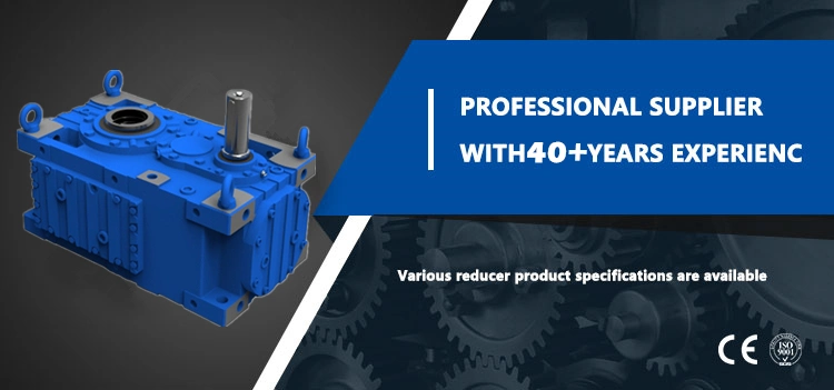 Heavy Duty 90 Degree 100: 1 Ratio Speed Reducer Mc Series Helical Gearbox