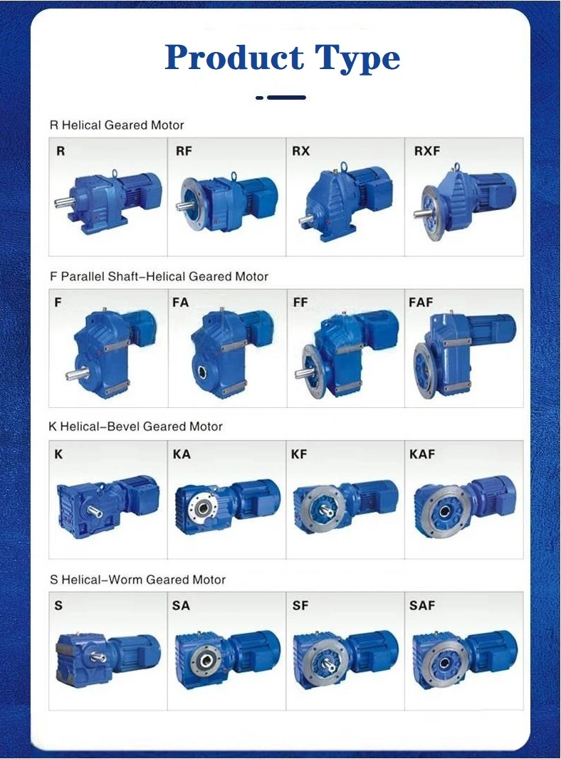 Parallel-Shaft Helical Gear Geared Motor Reducer for Mechanical Gutter Cleaners
