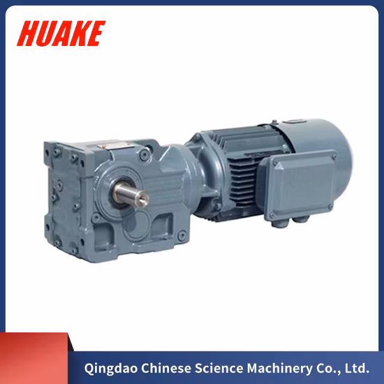 F Series Spiral Bevel Gear Speed Reducer Gearbox for Electric Vehicle